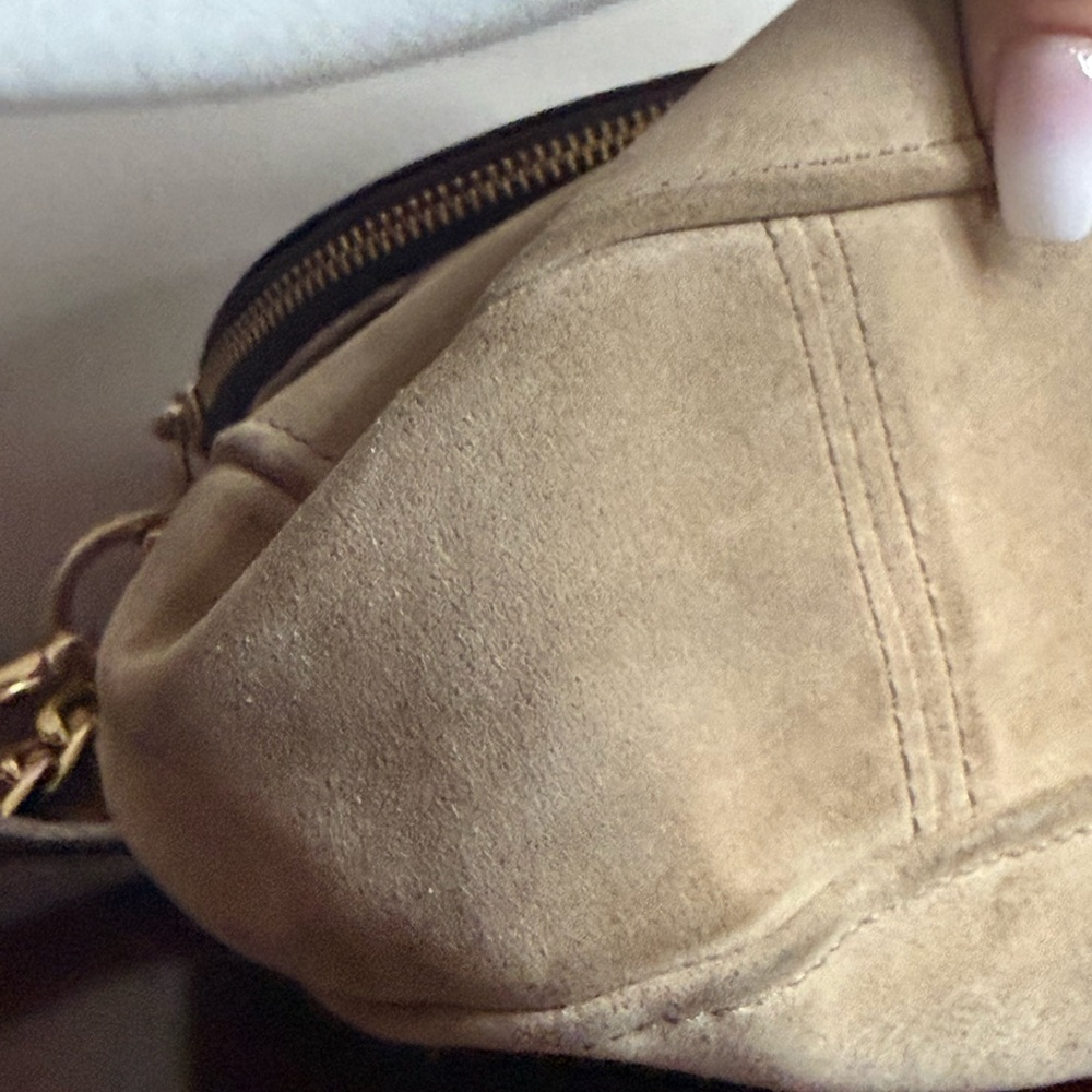 Michael Kors Bedford python embossed & suede Two … - image 8